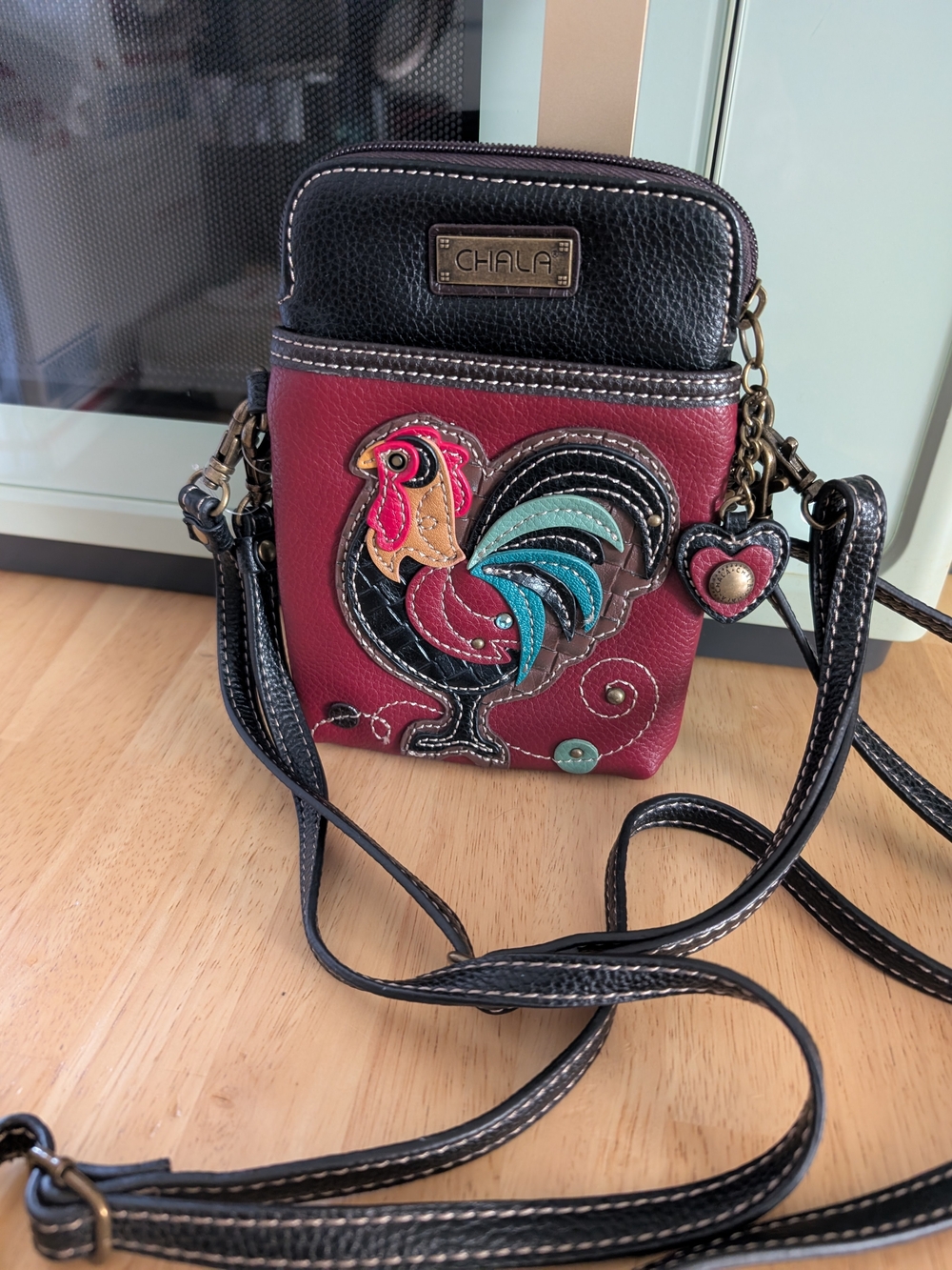 Chala Rooster Crossbody Phone Bag Artsy Country